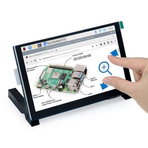 FREENOVE Monitor de pantalla táctil de 5 pulgadas para Raspberry Pi 5 4 B 3 B+ A+, pantalla IPS de