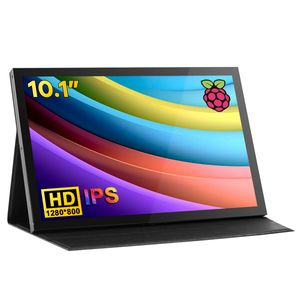 Pantalla táctil LCD de 10.1 "Monitor IPS 1280x800 Pantalla portátil HDMI Altavoces incorporados