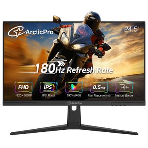 Monitor de juegos de 25 pulgadas 180Hz, FHD 1080p, panel IPS, tiempo de respuesta de 0.5 ms,