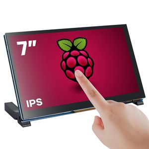 Pantalla táctil IPS DSI de 7 pulgadas compatible con Raspberry Pi 5/4/3, pantalla capacitiva de