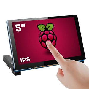 Pantalla táctil IPS MIPI DSI de 5 pulgadas compatible con Raspberry Pi 5/4/3, pantalla capacitiva de