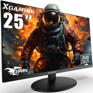 Monitor de 25 pulgadas, FHD 1080P 100Hz, pantalla de computadora ultrafina sin marco, 1 ms, 99%