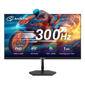 Monitor para juegos de 27 pulgadas, 300 Hz, 240 Hz, FHD 1080p, 1 ms, monitor de PC para juegos, IPS
