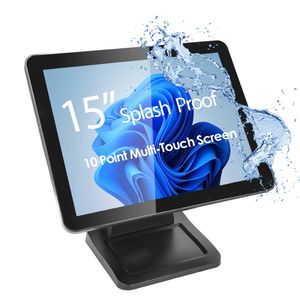 ANGEL POS Monitor táctil capacitivo retroiluminado LED 4:3 de 15 pulgadas, pantalla táctil de diseño