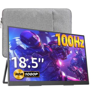 Monitor portátil de 18.5 pulgadas 1080P FHD 100Hz 125% sRGB HDMI USB-C monitor portátil grande para