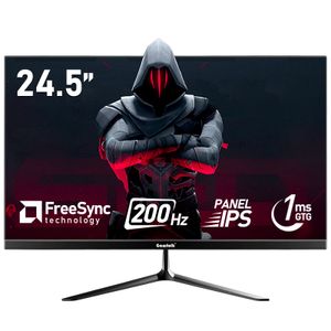 Monitor de juegos IPS PC 200Hz de 24.5 pulgadas, pantalla FHD 1080p, 1 ms sin bisel, freesync, 99%