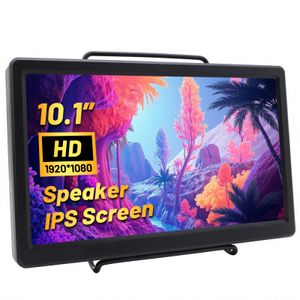 ELECROW Monitor portátil de 10.1 pulgadas, monitor capacitivo IPS con puerto VGA HD, pantalla LCD de