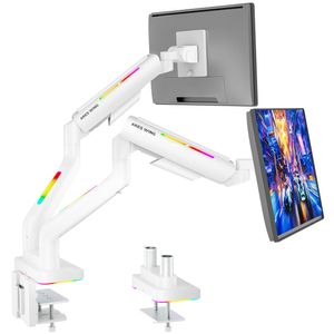 ARES WING Soporte de monitor múltiple para 17 a 35 pulgadas, soporte de monitor para escritorio 2