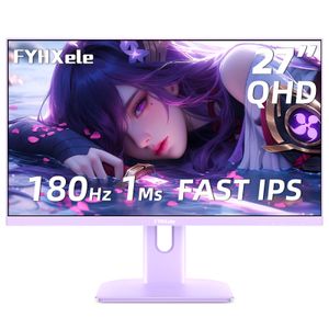 Monitor de juegos de 27 pulgadas, monitor de computadora de 165 Hz, QHD 1440P, monitor de PC de