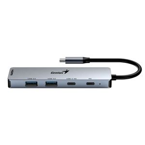 Hub GENIUS UH-500 5 puertos Gris