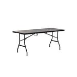 Mesa Plegable Outdoor  Ratán M180R 180cm Negro