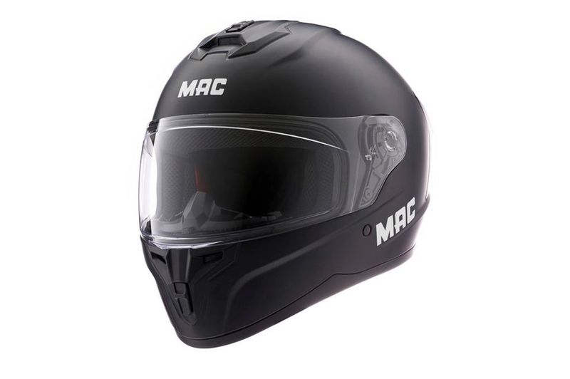 Casco Mac 070 Volt Solid Talle M Negro Mate