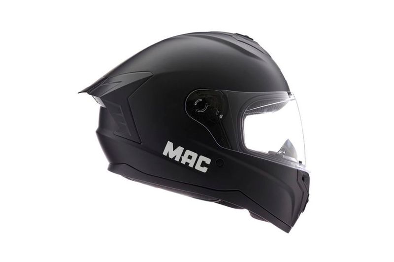 Casco Mac 070 Volt Solid Talle M Negro Mate