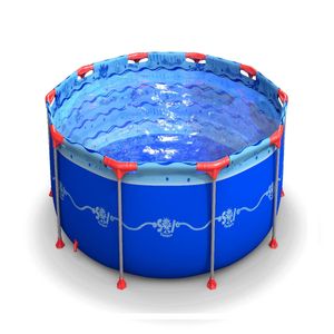 Pileta Redonda Estructural Lona 3 Metros Diámetro 5500L