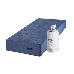 Colchón de resortes compactado de 1 plaza Serta Box Hybrid 90x190