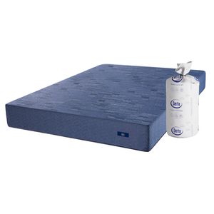 Colchón de resortes compactado de 2 1/2 plazas Serta Box Hybrid 150x190