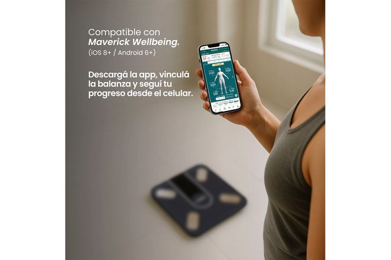 Balanza Inteligente Corporal Maverick SmartScale4