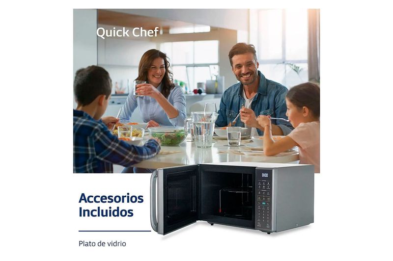 Horno Microonda Digital ECO BGH 20Lts B120DS20I Silver