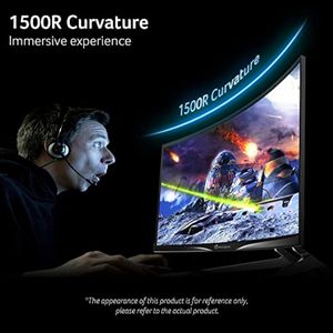 AOPEN 32HC5QR Sbiipx 31.5" Full HD (1920 x 1080) 1500R Monitor curvo para juegos | Tecnología