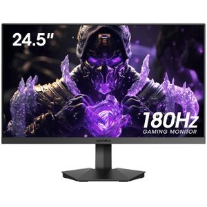 KOORUI Monitor de juegos FHD de 24.5 pulgadas, monitores de computadora Full HD (1920 x 1080), VA,