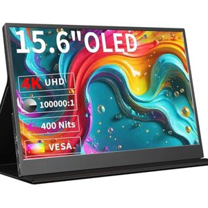 MAGICRAVEN Monitor portátil 4K, monitor de computadora portátil IPS de 16 pulgadas 3840 x 2400,