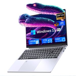Computadora portátil de 16 pulgadas | Portátil para juegos | 16 GB RAM 1TB SSD | Procesador N100 |