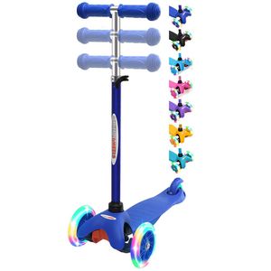 ChromeWheels Scooter para niños, scooter de lujo de 3 ruedas para niños pequeños, 4 deslizadores de