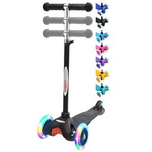 ChromeWheels Scooter para niños, scooter de lujo de 3 ruedas para niños pequeños, 4 deslizadores de
