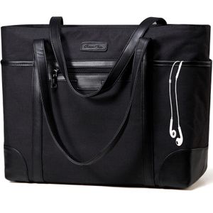 ChaseChic - Bolsa para laptop para mujer, impermeable, clásica, para profesores, de 15.6 pulgadas,