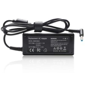 Cargador de computadora portátil de 45 W y 65 W, cable de alimentación para HP 15-AC 15-BS 15-CS