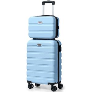 AnyZip Equipaje PC ABS Hardside maleta ligera con 4 ruedas universales TSA Lock 20 24 28 pulgadas,