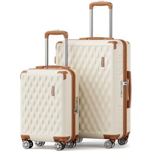 Melalenia Maleta grande rígida de ABS, equipaje de 28 pulgadas con ruedas giratorias dobles,