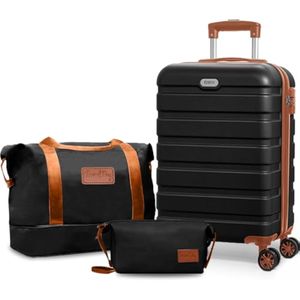 AnyZip Equipaje PC ABS Hardside maleta ligera con 4 ruedas universales TSA Lock 20 24 28 pulgadas,