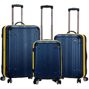 Rockland London Equipaje con carcasa rígida con ruedas, Marino), F190-NAVY