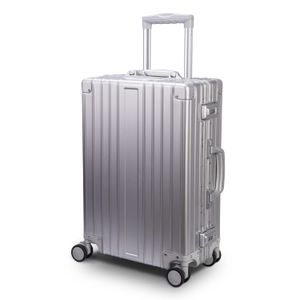 Travelking TravelKing - Maleta rígida de aluminio de varios tamaños para equipaje de mano, 20 a 28