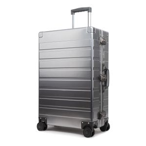 Travelking TravelKing - Maleta rígida de aluminio de varios tamaños para equipaje de mano, 20 a 28