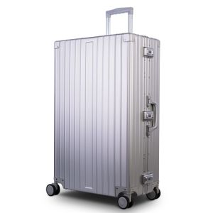Travelking TravelKing - Maleta rígida de aluminio de varios tamaños para equipaje de mano, 20 a 28