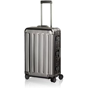TRAVELKING Maleta rígida de aluminio de varios tamaños para equipaje, maleta giratoria de 20