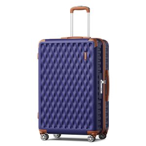 Melalenia Maleta grande rígida de ABS, equipaje de 28 pulgadas con ruedas giratorias dobles,