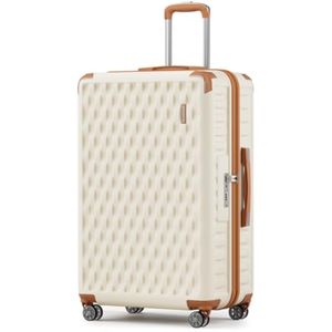 Melalenia Maleta grande rígida de ABS, equipaje de 28 pulgadas con ruedas giratorias dobles,