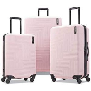 American Tourister Stratum XLT - Equipaje rígido, extensible con ruedas giratorias, Pink Blush),