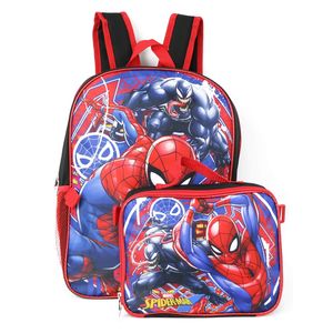 Ruz Spiderman Mochila para niños de 16 pulgadas (rojo-azul), Varios colores, Mochila