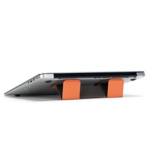 Soporte plano plegable para laptop, soporte para computadora de escritorio, elevador portátil