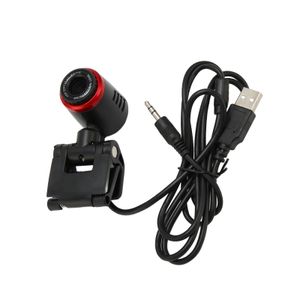 Cámara USB, cámara USB de 360°, cámara web USB2.0 16MP HD con micrófono y lente óptica, para