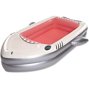 Funsicle Piscina inflable de mandíbulas grandes de 10 pies de largo