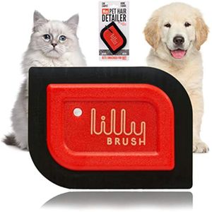 Lilly Brush Mini detallador de pelo de mascotas | Removedor de pelo de mascotas para alfombra y sofá