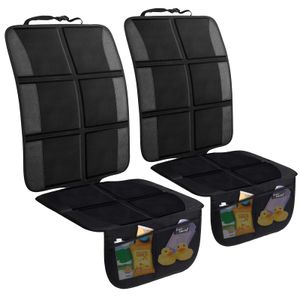 Protector de asiento de automóvil, paquete de 2 protectores de asiento de automóvil grandes para