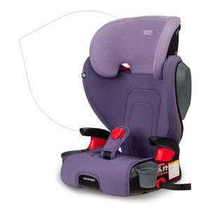Britax Skyline - Asiento elevador de 2 etapas con posicionamiento del cinturón, color oscuro,