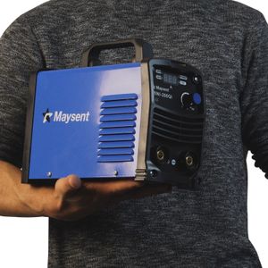 MAYSENT Soldador de palo 200Amp Mini soldador ARC 120/240V Control de brazo MMA máquina soldadora