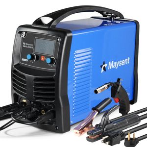MAYSENT Soldador de palo 200Amp Mini soldador ARC 120/240V Control de brazo MMA máquina soldadora